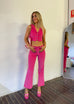 Corduroy flare pant- HI BARBIE