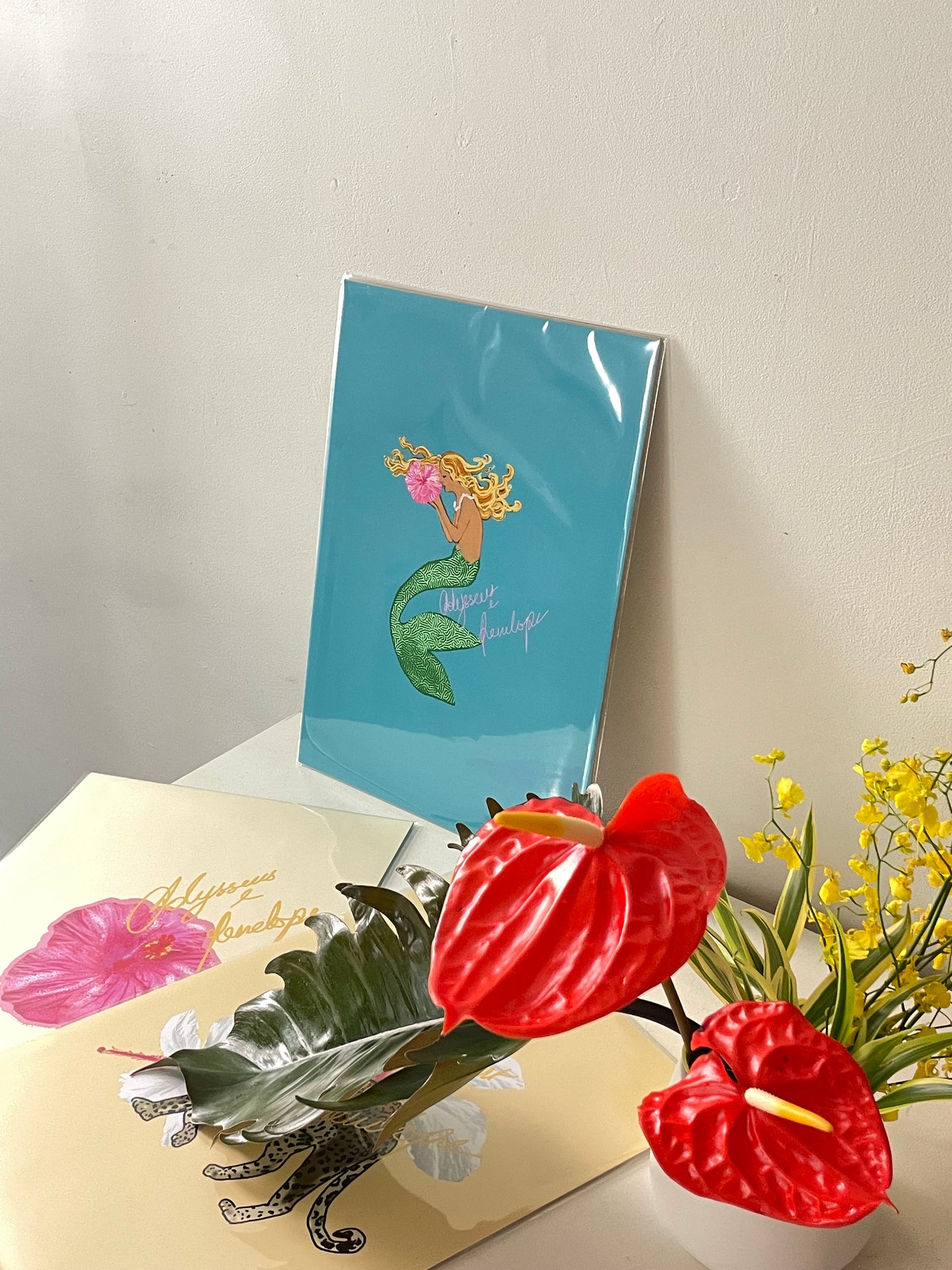 Hibiscus Mermaid - print